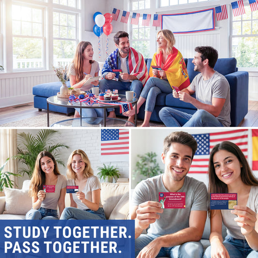 US Citizenship Flash Cards 2026, 128 USCIS Civics Test Questions